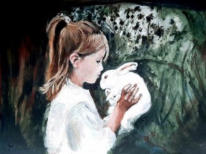 ania with rabbit2