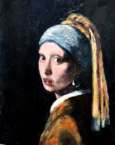 GIRL WITH A PEARL EARRING (Homage to Vermeer)