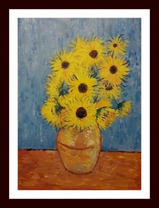 VINCENT'S SUNFLOWERS II [Homage to van Gogh]                